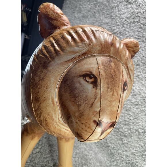 Realistic Inflatable Lion Jungle Animal Wildlife Safari Toy Party Decoration - Picture 1 of 12